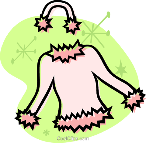 Clothes, Sweater Royalty Free Vector Clip Art Illustration - Clothes, Sweater Royalty Free Vector Clip Art Illustration (480x471)