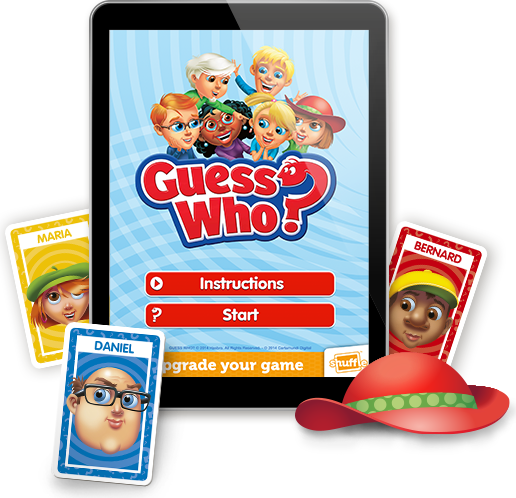 Shuffle Guess Who Card Game - Shuffle Guess Who Card Game (516x498)