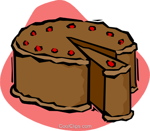 Torta Al Cioccolato Immagini Grafiche Vettoriali Clipart - Torta Al Cioccolato Immagini Grafiche Vettoriali Clipart (480x419)