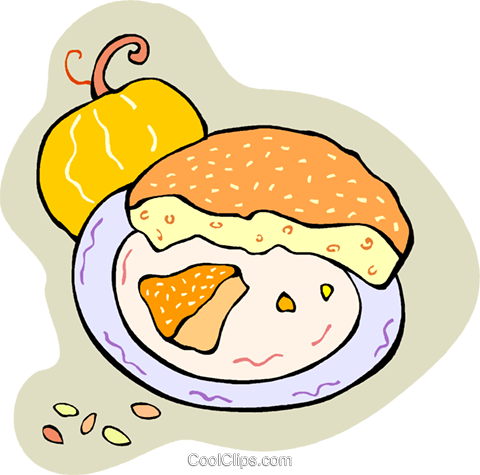 Torta De Abóbora Livre De Direitos Vetores Clip Art - Torta De Abóbora Livre De Direitos Vetores Clip Art (480x475)