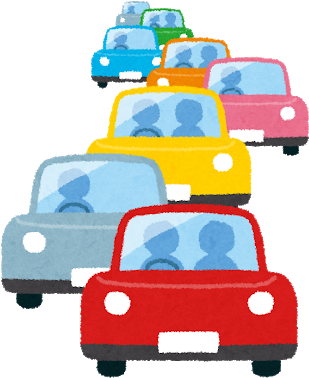 Traffic Jam = 交通渋滞 - Traffic Jam = 交通渋滞 (385x400)