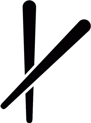 Two Crossed Chopsticks From Japan Vector - Two Crossed Chopsticks From Japan Vector (400x400)