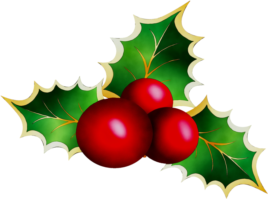 Holly And Mistletoe Clipart Common Holly Mistletoe - Holly And Mistletoe Clipart Common Holly Mistletoe (900x667)