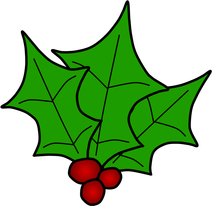Holly, Berries, Leaves Together, Green - Holly, Berries, Leaves Together, Green (816x1056)