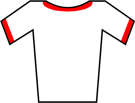 Soccer Jersey White-red - Soccer Jersey White-red (500x400)