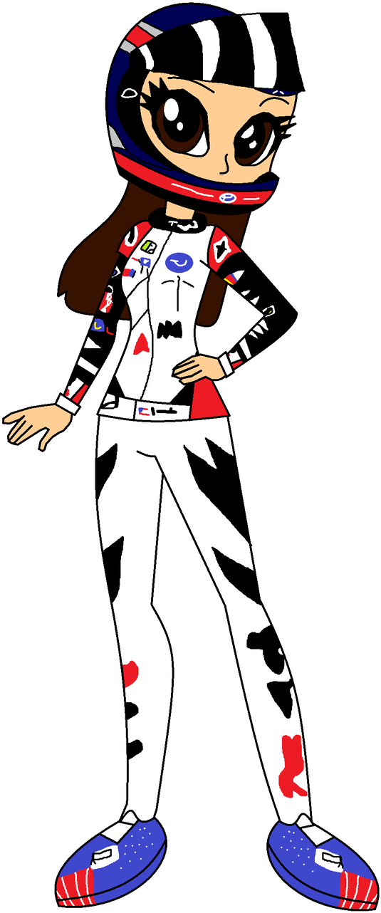 Danica Patrick In Equestria Girls Form By Fortnermations - Danica Patrick In Equestria Girls Form By Fortnermations (609x1313)