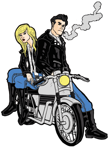 Full Throttle @ Mod & Rockers Vintage Motorcycle & - Full Throttle @ Mod & Rockers Vintage Motorcycle & (500x500)