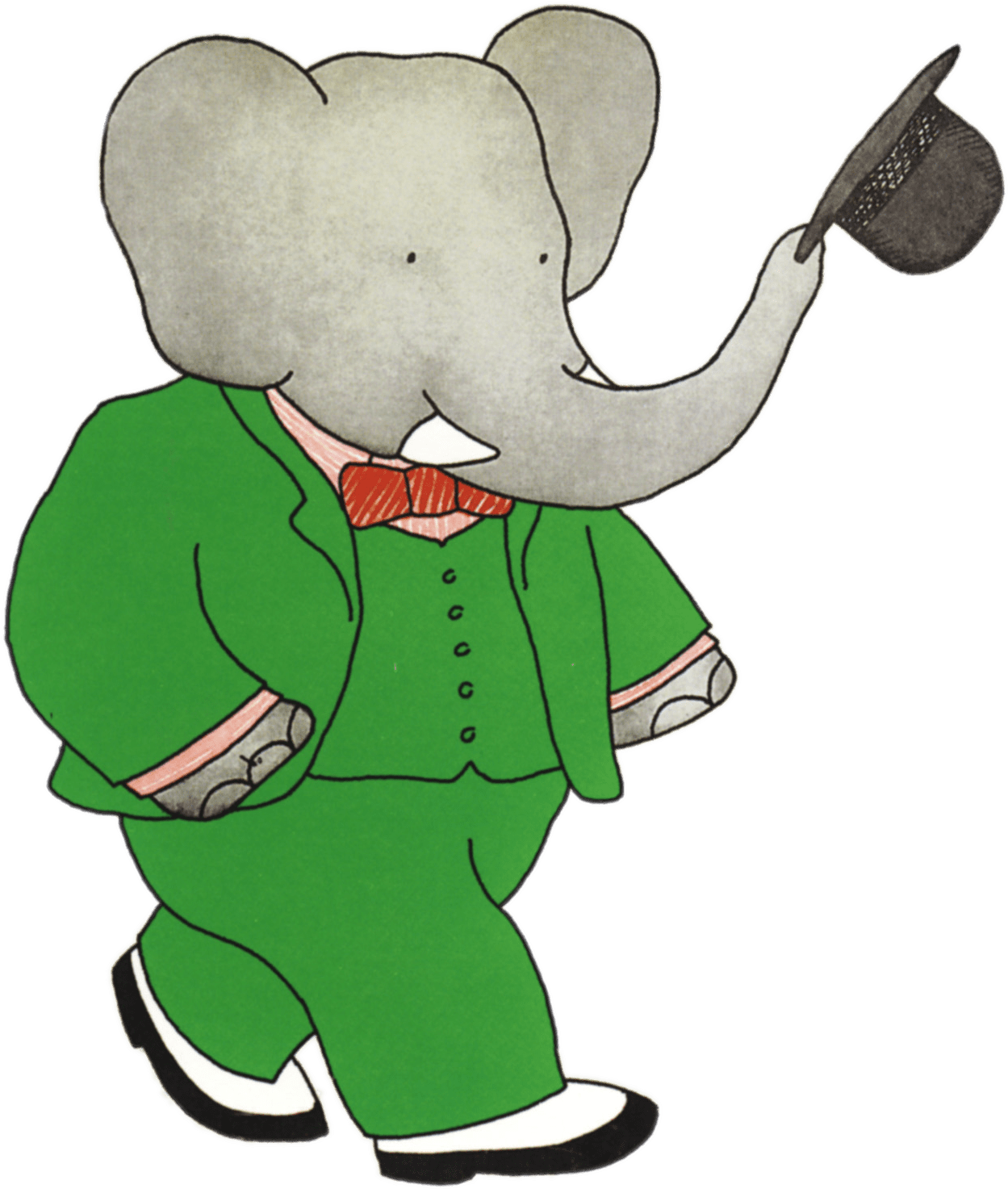 Babar The Elephant Taking Off Hat - Babar The Elephant Taking Off Hat (1440x1563)
