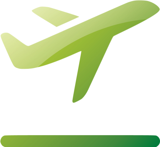 Web 2 Green Airplane Takeoff Icon - Web 2 Green Airplane Takeoff Icon (512x512)