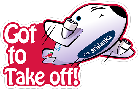 Viber Sticker «cruising With Srilankan» - Viber Sticker «cruising With Srilankan» (490x317)
