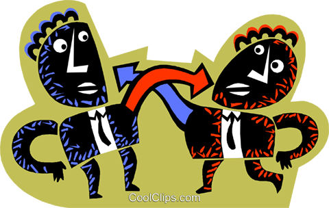 Figures Pointing At Each Other Royalty Free Vector - Figures Pointing At Each Other Royalty Free Vector (480x304)