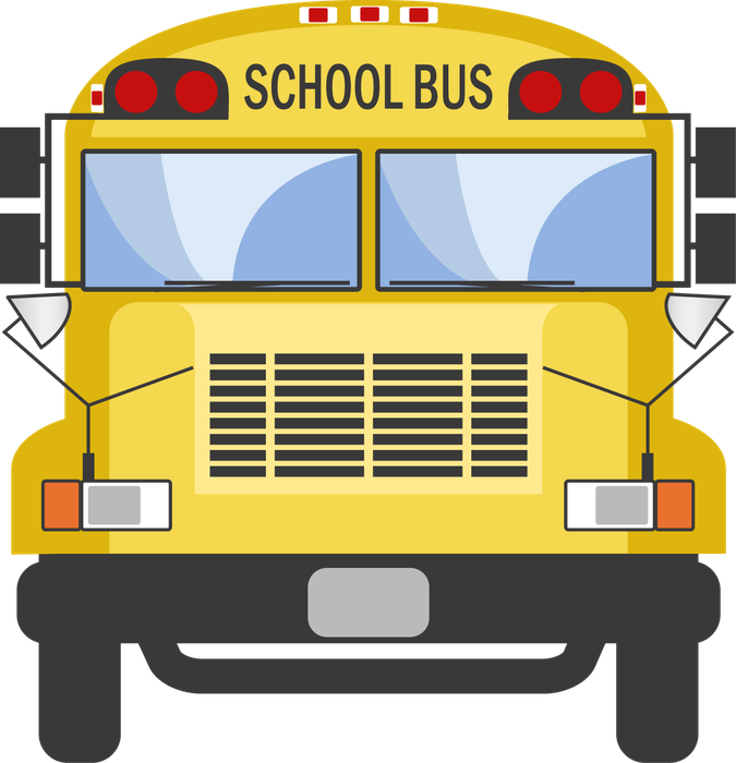 Kindergarten Students Begin Riding The Bus Home On - Kindergarten Students Begin Riding The Bus Home On (675x700)
