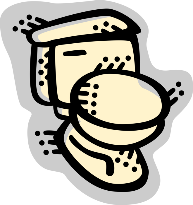 Vector Illustration Of Toilet Sanitation Fixture For - Vector Illustration Of Toilet Sanitation Fixture For (660x700)