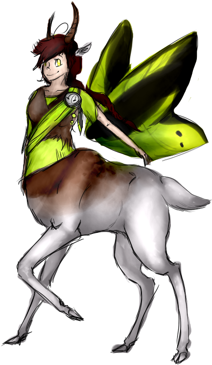 Gazelle/butterfly/human Hybrid Thing - Gazelle/butterfly/human Hybrid Thing (600x800)