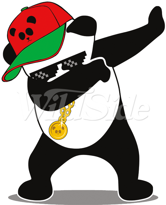 Dabbing Panda Hat & Gold Chain - Dabbing Panda Hat & Gold Chain (675x675)