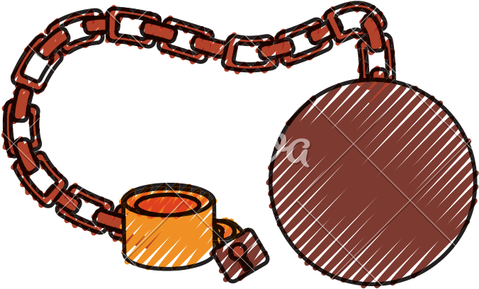 Ball And Chain For Leg - Ball And Chain For Leg (800x800)