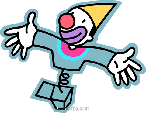 Jack In The Box Royalty Free Vector Clip Art Illustration - Jack In The Box Royalty Free Vector Clip Art Illustration (480x372)