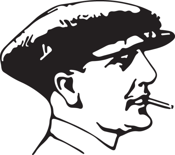 Man With Cap And Ciggarett - Man With Cap And Ciggarett (600x531)