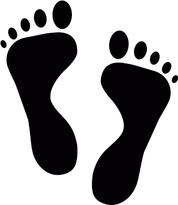 Human Footprint U22c6 Free Vectors Logos Icons And - Human Footprint U22c6 Free Vectors Logos Icons And (400x400)