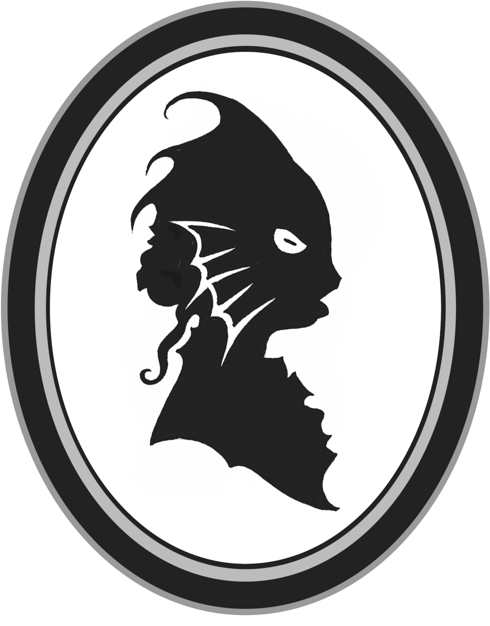 Lady Fish Silhouette Soft Enamel Pin - Lady Fish Silhouette Soft Enamel Pin (1000x1262)