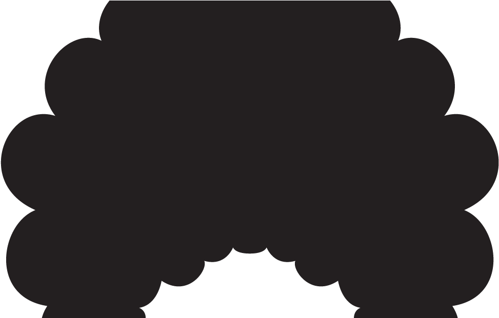 Transparent Afro Transparent Background - Transparent Afro Transparent Background (1052x620)