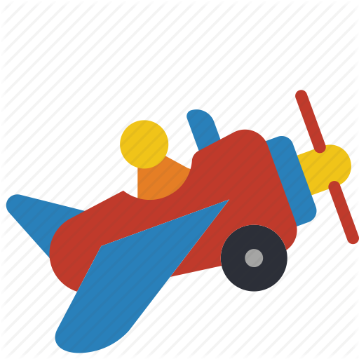 Aeroplane Childrens Kids Plane Toy Toys Icon Aeroplane - Aeroplane Childrens Kids Plane Toy Toys Icon Aeroplane (512x512)