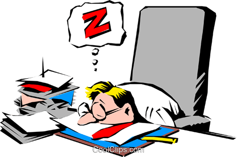 Cartoon Man Snoozing Royalty Free Vector Clip Art Illustration - Cartoon Man Snoozing Royalty Free Vector Clip Art Illustration (480x319)