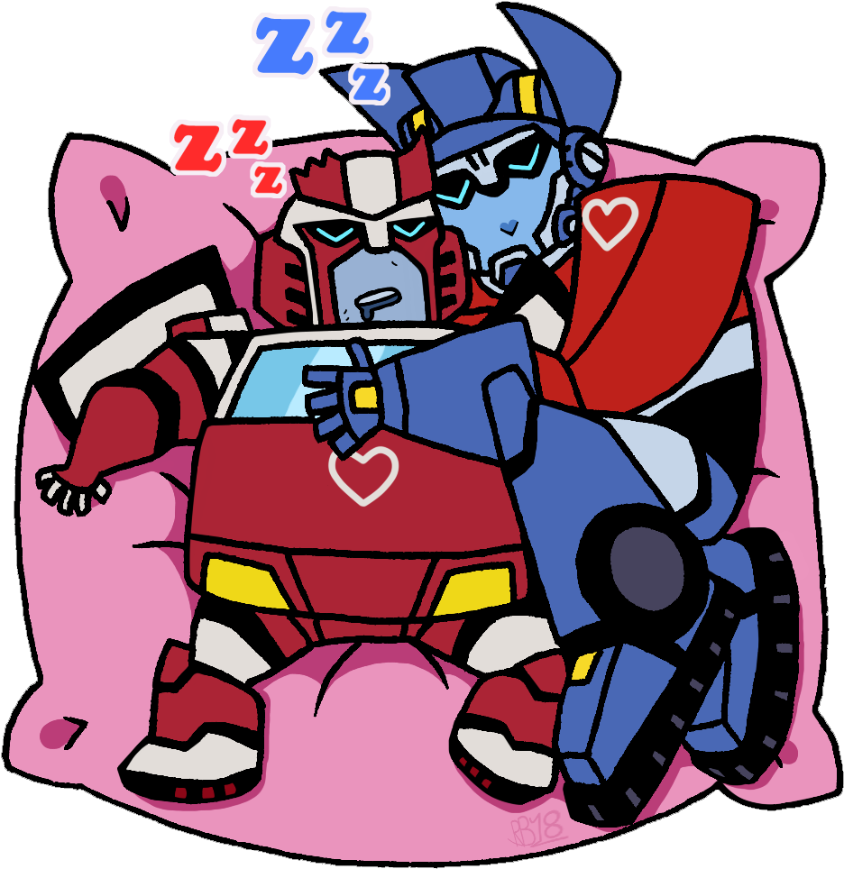 More Snoozing Optimus And Ratchet By Starrytiger - More Snoozing Optimus And Ratchet By Starrytiger (943x974)