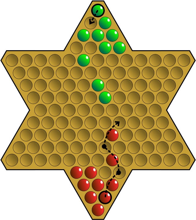 Chinese Checkers Jump - Chinese Checkers Jump (685x768)