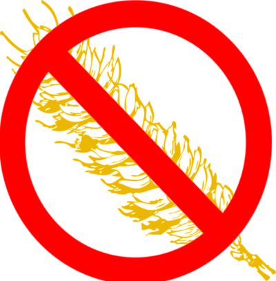 Illustration Of A Grain Crossed Out - Illustration Of A Grain Crossed Out (400x407)
