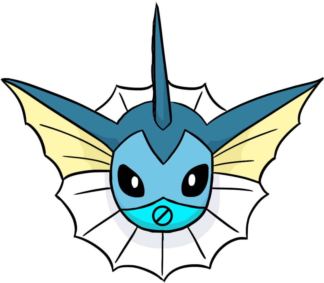 Toto Vaporeon - Toto Vaporeon (1131x1000)