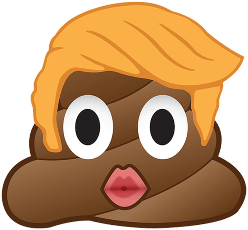Designkrafty Dump Trump Meme Poop Emoji Mens Lounge - Designkrafty Dump Trump Meme Poop Emoji Mens Lounge (1368x855)