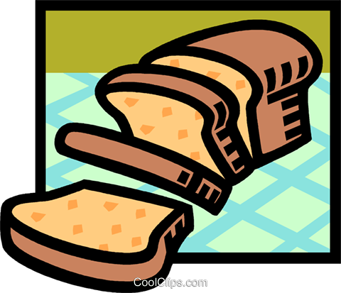 Loaf Of Bread Royalty Free Vector Clip Art Illustration - Loaf Of Bread Royalty Free Vector Clip Art Illustration (480x413)
