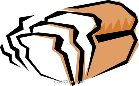 Loaf Of Bread Royalty Free Vector Clip Art Illustration - Loaf Of Bread Royalty Free Vector Clip Art Illustration (480x298)