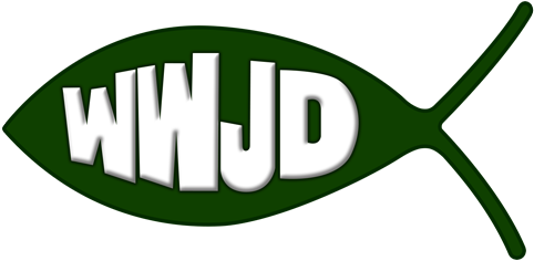 Wwjd Green White - Wwjd Green White (500x256)