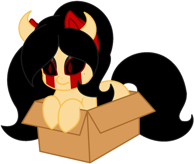Demon Pony In A Box By Princeduskstripe - Demon Pony In A Box By Princeduskstripe (984x812)