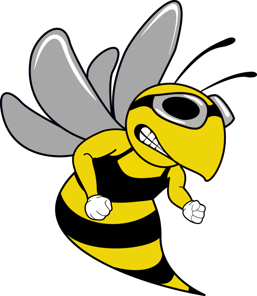 Swim Team Hornet Mascot - Swim Team Hornet Mascot (887x1024)