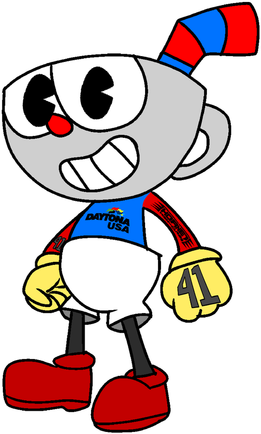 Cuphead Daytona Usa Cuphead From The Team Hornet By - Cuphead Daytona Usa Cuphead From The Team Hornet By (894x894)