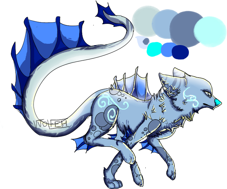 Tide The Ocean Creature By Angelickatwolflover - Tide The Ocean Creature By Angelickatwolflover (800x650)