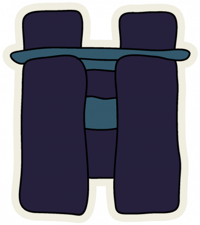 Khaki Scouts Binoculars Graphic By Marisa Lerin - Khaki Scouts Binoculars Graphic By Marisa Lerin (456x456)