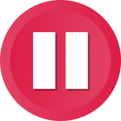 Pink Pause Button Transparent Png Images - Pink Pause Button Transparent Png Images (400x400)