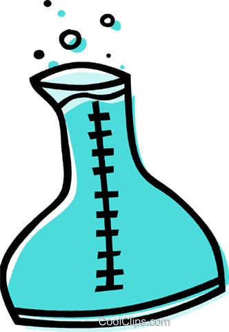 Science Beaker Royalty Free Vector Clip Art Illustration - Science Beaker Royalty Free Vector Clip Art Illustration (332x480)