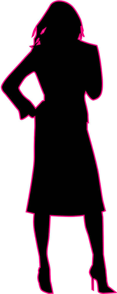 Busy Secretary Clipart (500x1000)