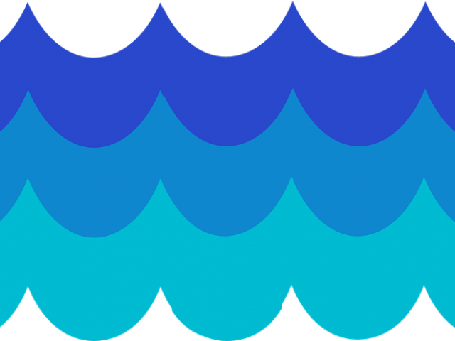 The Sea Clipart Wavy Sea - The Sea Clipart Wavy Sea (640x480)