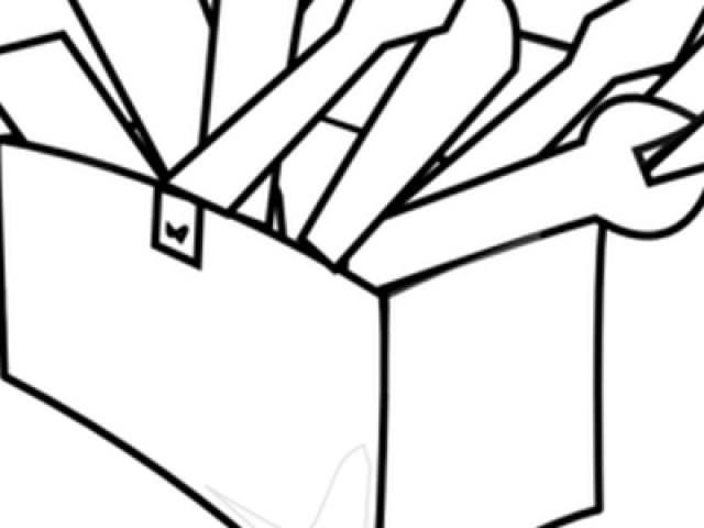 Box Clipart Black And White - Box Clipart Black And White (640x480)