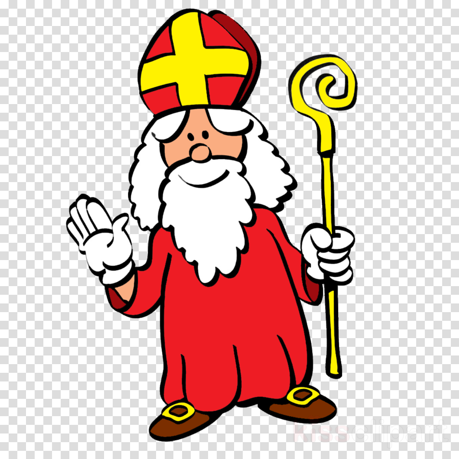 Saint Nicolas Clipart Santa Claus Clip Art - Saint Nicolas Clipart Santa Claus Clip Art (900x900)