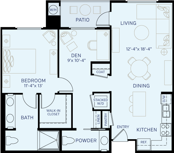 Bedroom Apartment In - Bedroom Apartment In (600x650)