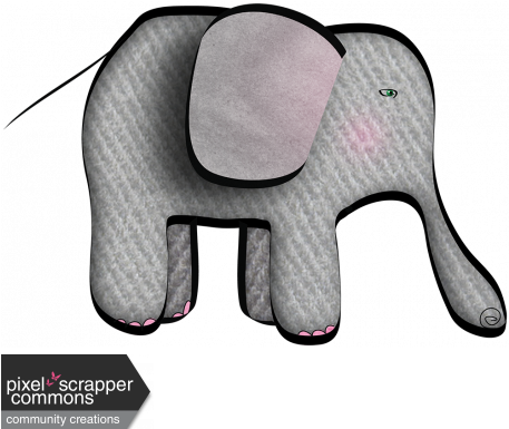 Baby Elephant Graphic By Gina Jones - Baby Elephant Graphic By Gina Jones (456x456)