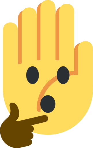 Hand Emoji With Open Mouth With Eyes Wide Open With - Hand Emoji With Open Mouth With Eyes Wide Open With (323x515)