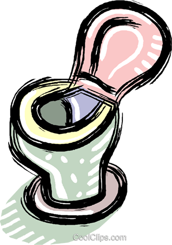 Toilet Bowls Royalty Free Vector Clip Art Illustration - Toilet Bowls Royalty Free Vector Clip Art Illustration (336x480)